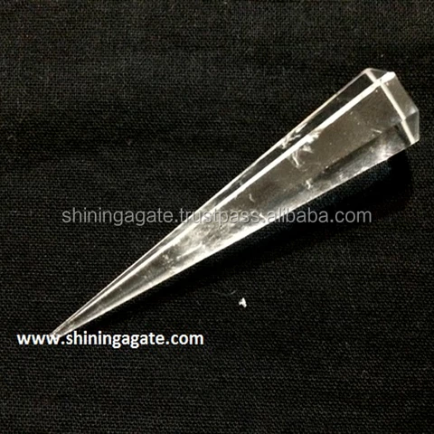 Wholesale Clear Crystal Quartz Disintegrator with Flat Top Pranic Healing Crystals Point