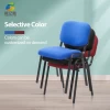 wholesale custom armless ergonomic executive conference training chair stackable office chair without wheels