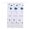 wholesale custom high quality 180*180 waterproof fashion designer cheap printed bathroom peva shower curtains