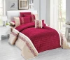 Wholesale Custom Patchwork Embroidery Quilt Comforter Bedding Set 4 Pcs Bedsheet Pillowcase And Bed Spreads