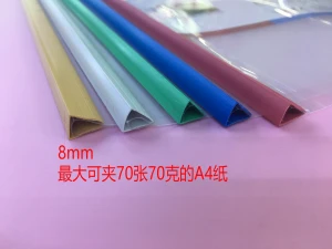 Wholesale custom school stationery supplies student P A4 plastic transparent document 320 REPORT FILE