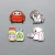 Import Wholesale Cute Cartoon anime blank whiteboard sticker acrylic fridge magnets from China