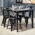 Import Wholesale dining room furniture full Industrial style metal chairs stackable vintage full metal dining chair from China