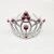Import Wholesale elegant crown with resin stones plastic pretty tiara for girls from China