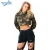 Import Wholesale Free Sample Thick Women Sweatshirt Camo Crop Top Pullover Hoodie from China
