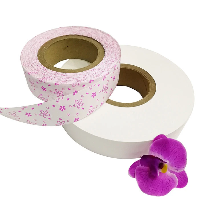Wholesale Hygienic Raw Material Customizable Printing Silicone Release Paper Rolls For Sanitary Napkin And Pads