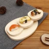 Wholesale Japanese Wooden Sushi Bridge Sushi Serving sample stand