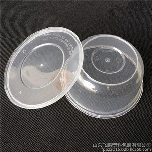 Wholesale Microwave Sandwich Camping food Disposable Plastic food container with 500/650/750/1000ml plastic cup