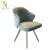 Import wholesale modern light luxury furniture stainless steel gold legs velvet dining room chair from China