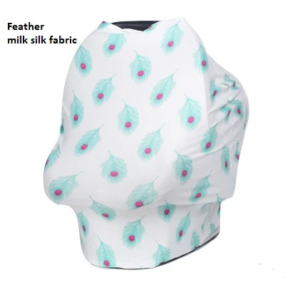 Wholesale Multi-use Nursing Baby Car Seat Cover Scarf Milk Silk  Breastfeeding Covers nursing cover