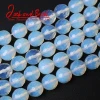 wholesale Natural stone faceted White Opalite Quartz Loose Beads 15" Strand