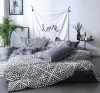 Wholesale 100% polyester geometric  bedding set, duvet cover set