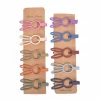 Wholesale Rabbit Ears Hair Pin Colorful Metal Hair Clip Cute Kids Hair Accessories