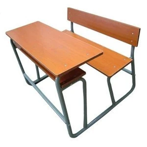 Wholesale school furniture double school tables durable table set