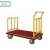 Import Wholesale Stainless steel hotel trolley iron serving hanger luggage cart hotel cart in stock from China