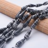 Wholesale synthesis Black and white lines Loose beads
