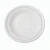 Import wholesale white circle shape plastic dishes disposable birthday cake plate from China