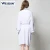 Import Wholesale white unisex luxury 100% cotton quilted Spa robe shawl collar waffle hotel bathrobe from China
