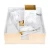 Import wholesales acrylic marble cheese tray with handles, wholesale marble serving tray for office accessory from China