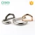 Import Wholesales metal adjustable D shaped belt buckles with open mouth from China