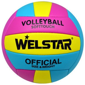 Wholesales Size 5 Soft Touch Outdoor Indoor or Outdoor Uniform Design Beach Volleyball