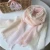 Import Wide stripe cotton hemp scarf spring and autumn new versatile simple shawl long dual-purpose thin silk scarf from China