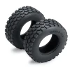 Width Black 2.2inch Rubber Tyres wheel Tires for Tamiya 1:14 RC Trailer Tractor Truck  RC Tyres Rubber