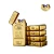 Import Windproof USB Luxury Engraved Dragon Double Arc Cigarette Lighters Gold from China