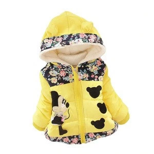 Winter Baby Girls Coats Jackets Infants Outerwear Cotton Hooded Winter Coats For Girls Clothes Down Jackets Kids Coat Clothing