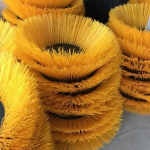 Wire and poly fiber wafer sidewalk sweeper brush for sweeping broom China
