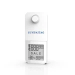 Wireless Multifunction RFID +  ESL +  EAS Electronic Price Garment Tag Anti-theft System Smart Cloth Apparel Label