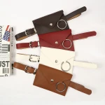 Women Leather Fanny Pack Waist Bag Travel Pouch/Purse with Removable Leather Belt Bag