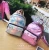 Import Women Silver Rainbow Dressy Campus Purse Small Fashion Travel School Bag Bookbag Mini Girls Fancy Glitter holographic Backpack from China