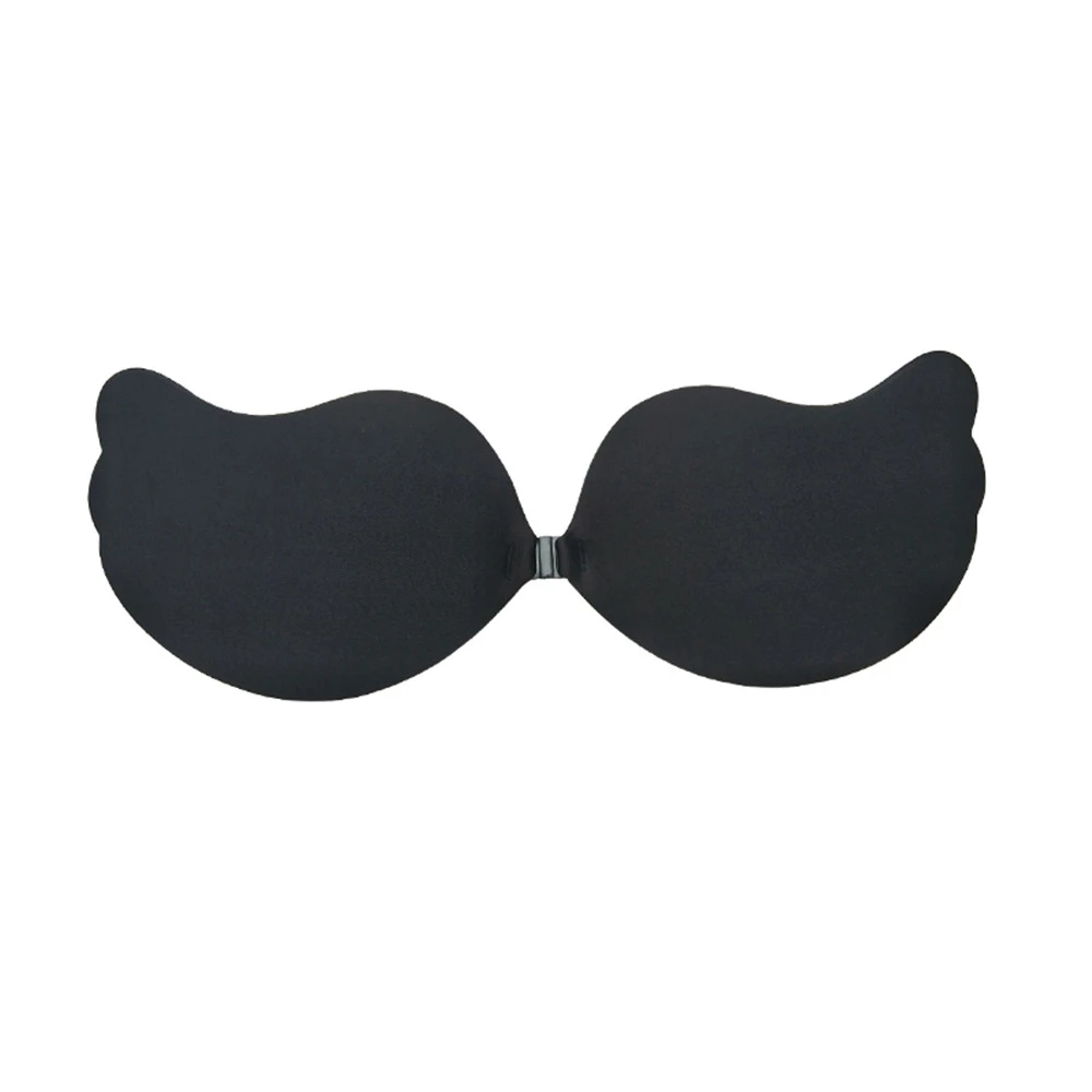 Womens Reusable Invisible Magic Strapless Self Adhesive Push-up Bra Stick On Gel Backless Silicone Bras