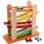 Wooden 4-Channel ramp Race Track Tower Games with 4 Sports car Toy Set for Children and Toddlers