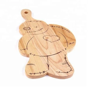 Wooden cute cartoon cutting board chopping blocks for sale