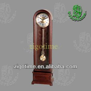 wooden floor clock with westminster chime