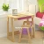 Import wooden kids furniture solid wood children study desk and chair set from China