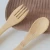 Import Wooden Multifunctional And Dual-Use Tableware Dinner Spoon Bamboo Fork And Spoon Salad Fork from China