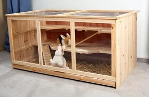 Wooden Pet Small Animal Bunny House Hamster Cage