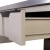 Import Wooden Top Office Table Pedestal Office Desk With Two Drawer from China
