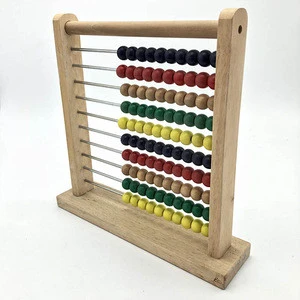 Wooden toys alphabet bead abacus math toys counting rack CBL3079