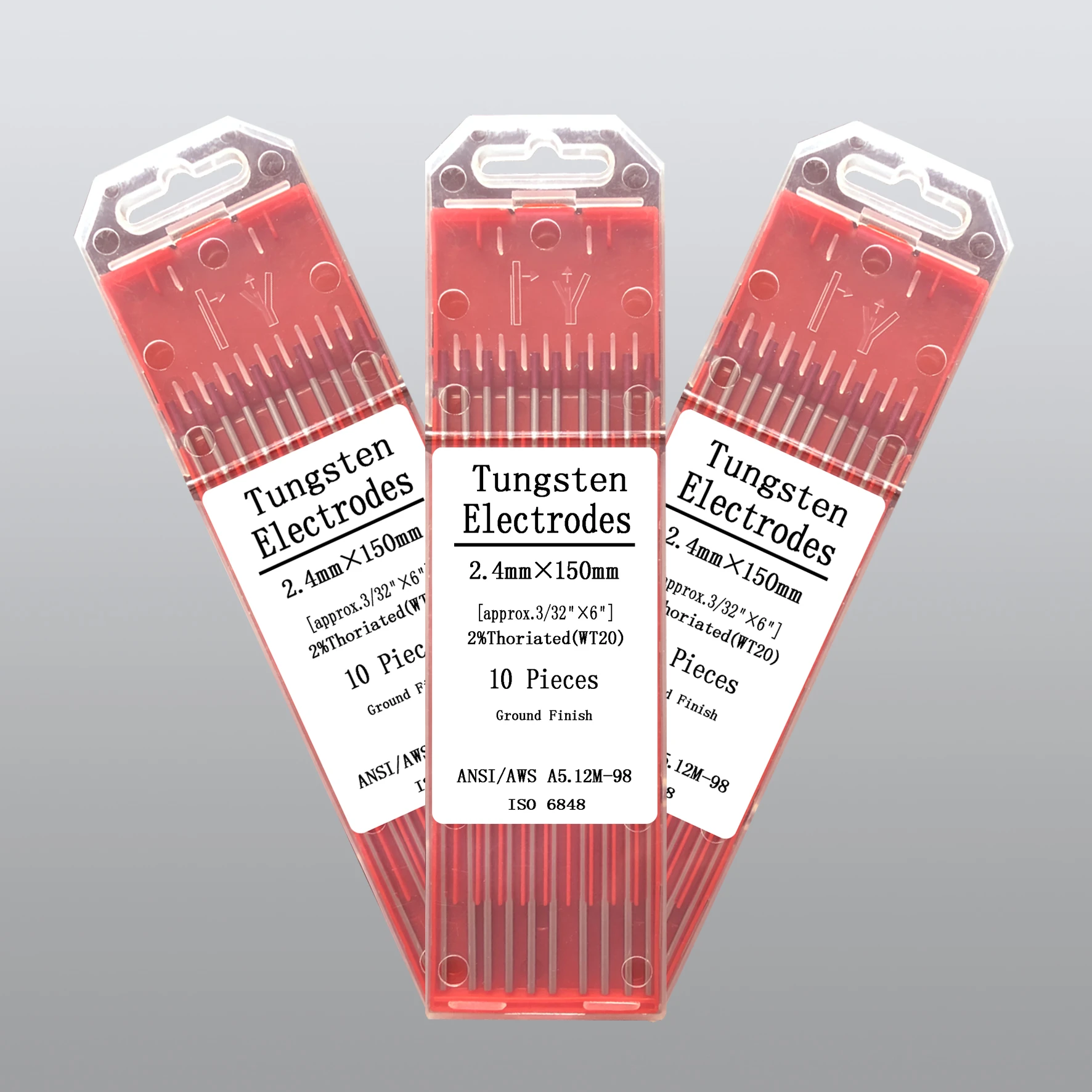 Buy Wt20 Tungsten Electrodes For Arc Welding 2 Thorium Tungsten Rod 1