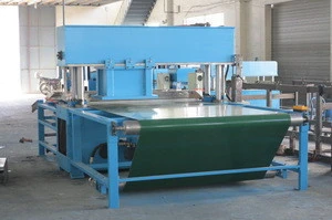 XCLP4 Hydraulic facial mask Automatic Die Cutting Machine with conveyor belt for sale