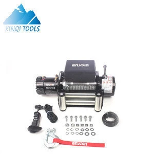 XINQI 10000 LB 12v Electric Boat Anchor Winch W/Steel Cable Lift Electric Winch Steel