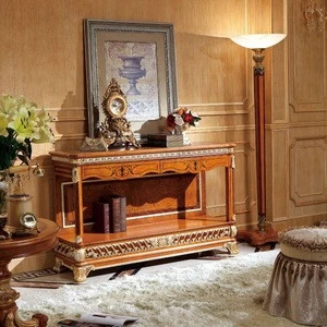YB62 antique mahogany color living room 4 doors wine display decorated cabinets luxury european royal villa furniture