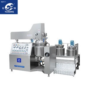 Yuxiang 100L vacuum cosmetic gel making equipment for produce lotion facial cream