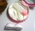 Import YWFZ007 RDT Lovely Cookie Shaped Cosmetic Contact Lenses Box Cute Girl Travel Portable Contact Lens Case with Mirror from China