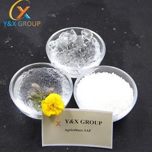 YXSAP water retention hydrogel SAP polymer for garden and lawn plant