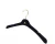 Import YY0698 custom luxury brand clothes hanger velvet plastic coat hanger with clips from China